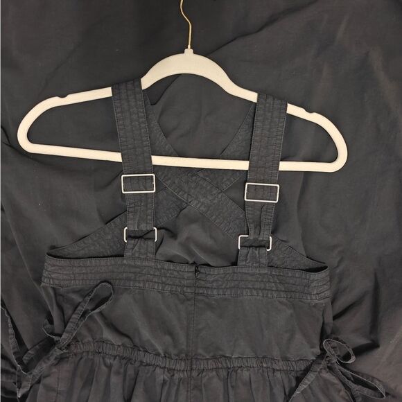 Madewell 100% Cotton Black Halter Midi Sundress Sz 2 - Picture 15 of 16
